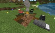 A basic Hiker's Friend campground (Image via Mojang)